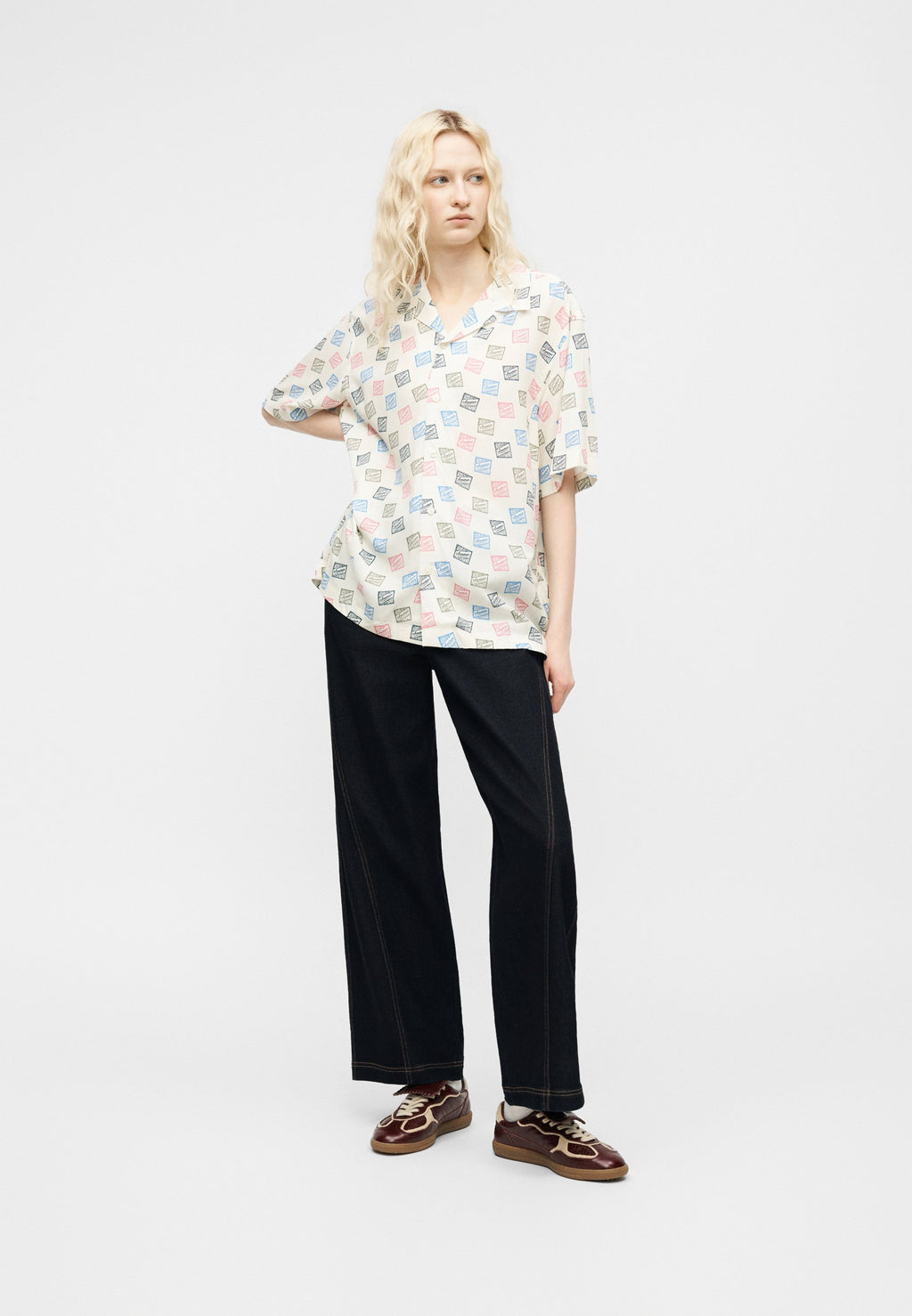 Selected SLHRLXHOTEL AMOUR STAMPS SHIRT