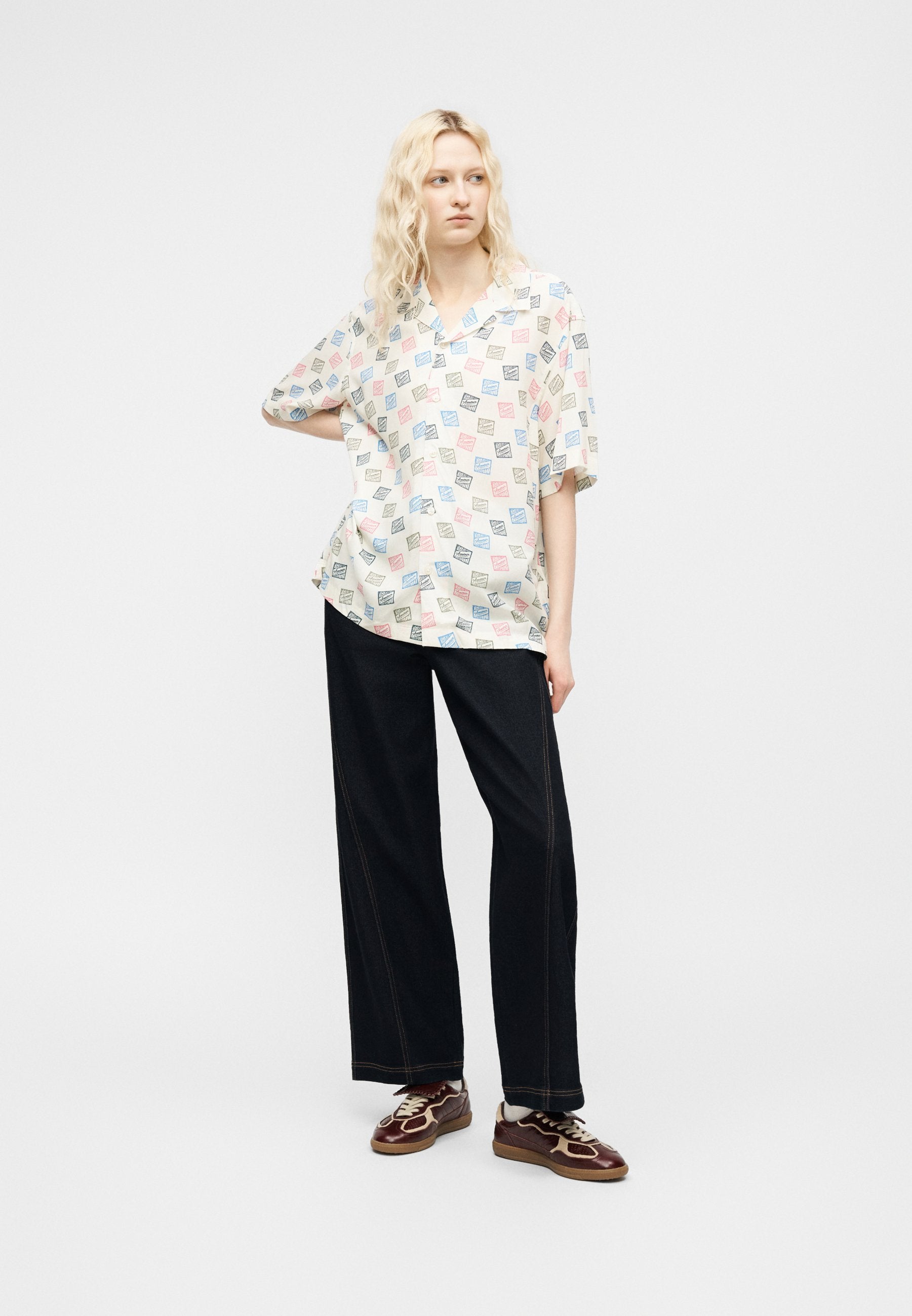 Selected SLHRLXHOTEL AMOUR STAMPS SHIRT
