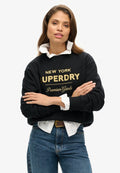 Superdry & Co LUXE METALLIC LOGO - Sweatshirt - black