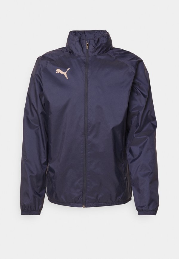 Puma TEAMGOAL ALL WEATHER  - Waterproof jacket - navy/white