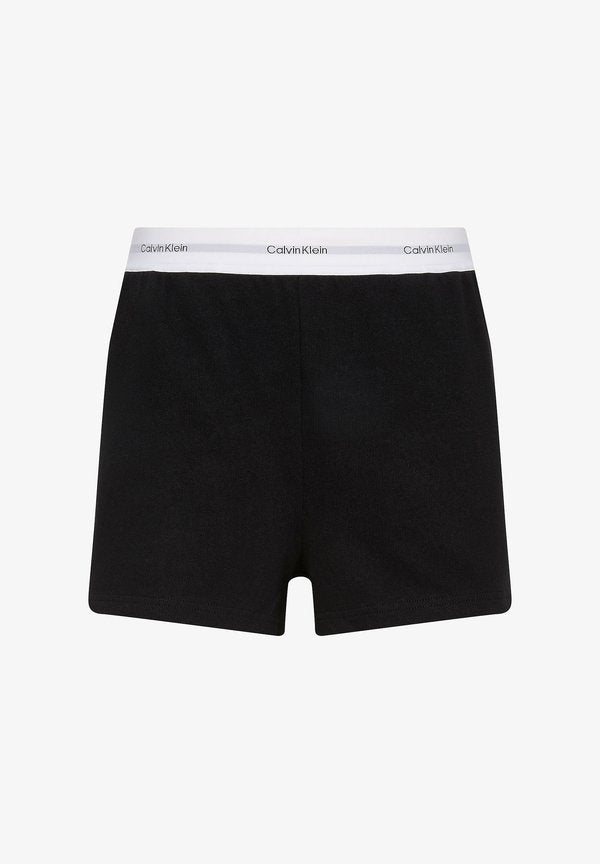 Calvin Klein Underwear SHORT LOGO COTTON JERSEY - Pyjama bottoms - black