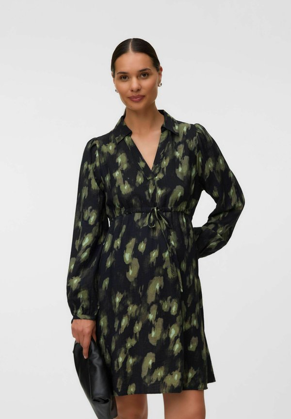 Vero Moda DRESS VMMLANINI MATERNITY DRESS - Day dress - black