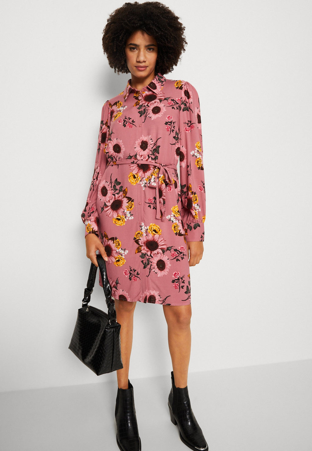 VILA VIMARIA BUTTON SHIRT DRESS