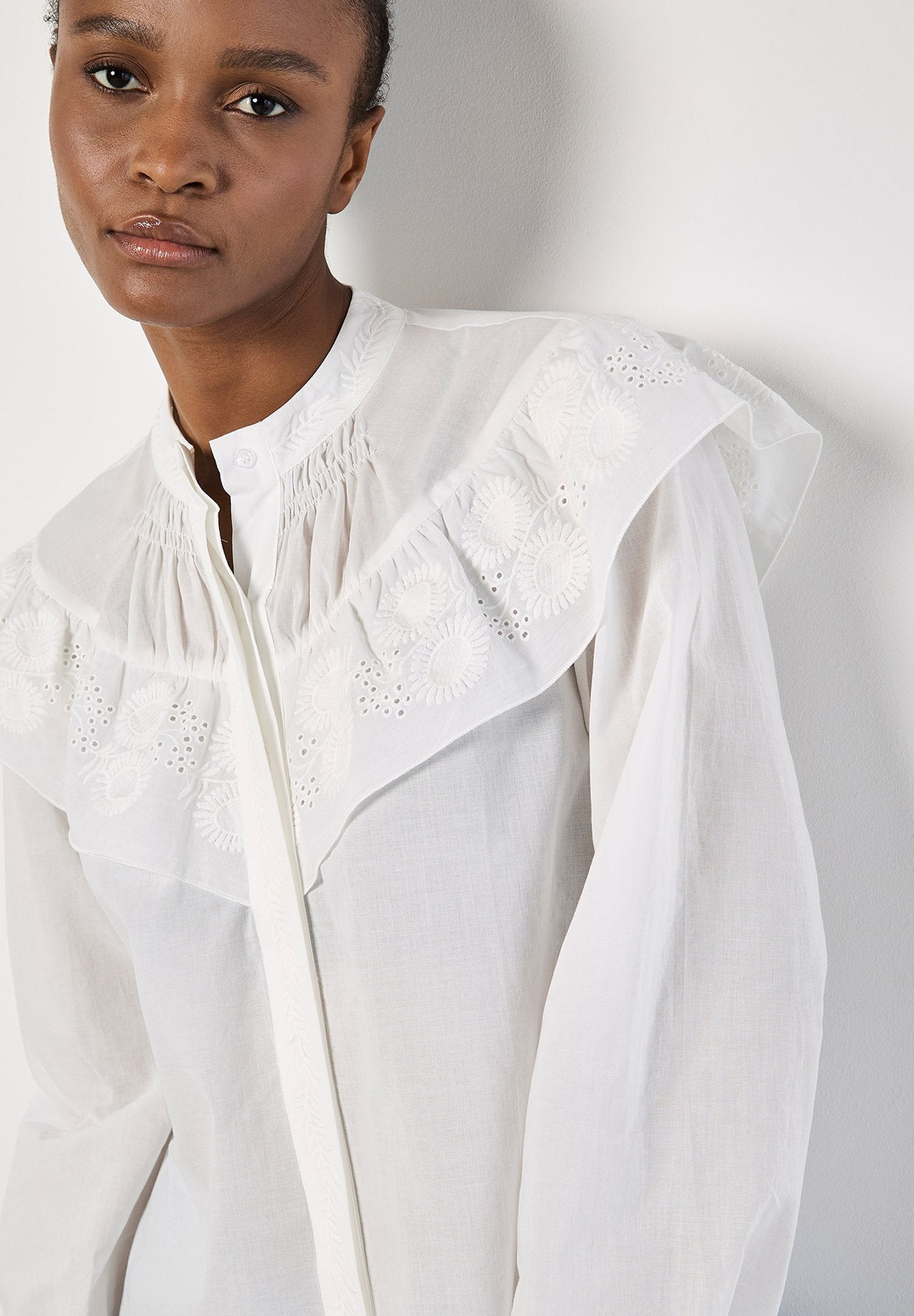 Apricot  EMBROIDERED
