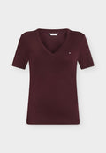 Tommy Hilfiger CODY  - Basic T-shirt - deep burgundy