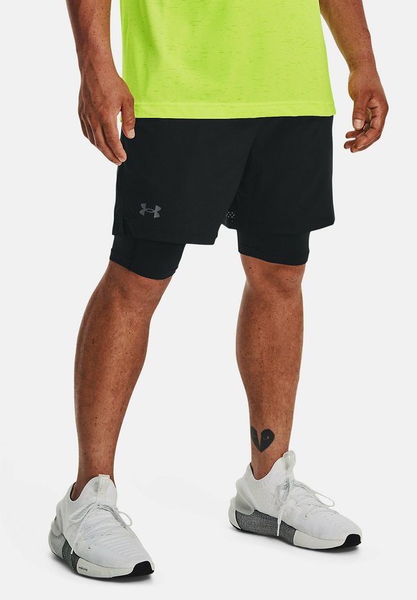 Under Armour VANISH WOVEN - 2-in-1 shorts - black