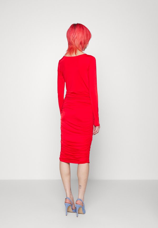 WAL G. MIKA CUT OUT MIDI DRESS