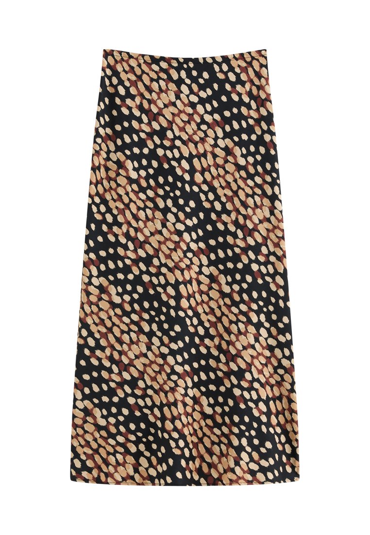 New Look SPOT PRINT BIAS CUT MIDI