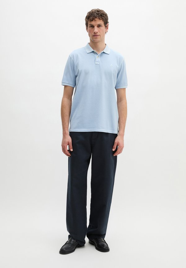 Marc O'Polo SHORT SLEEVE SLITS AT HEM EMBROIDERY