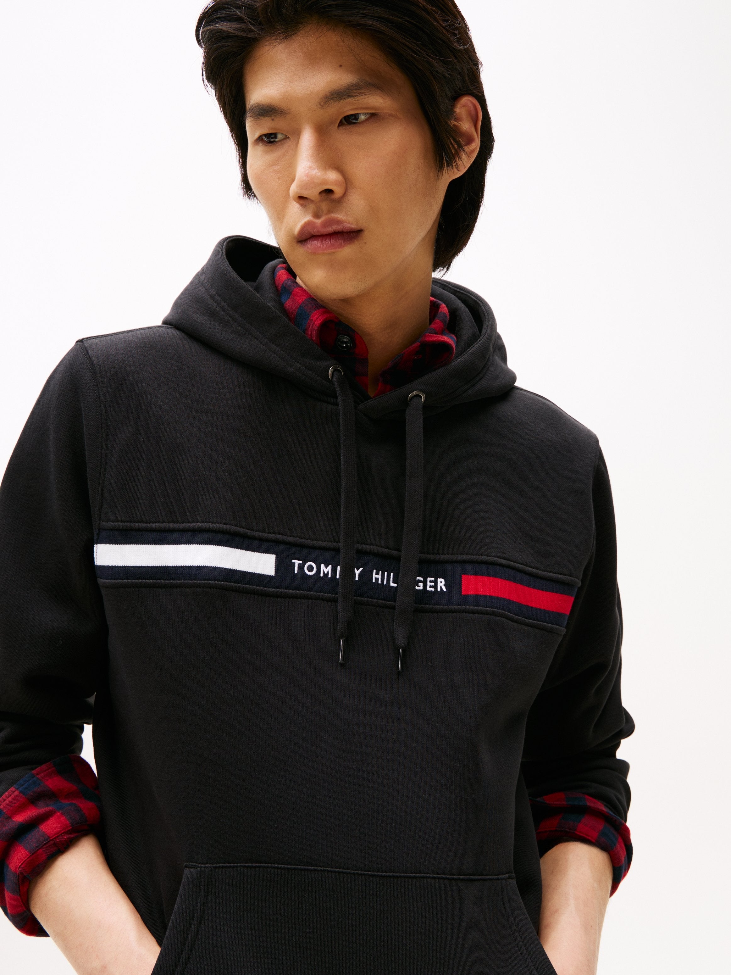 LOGO INSERT FLEX FLEECE HOODY Media 5