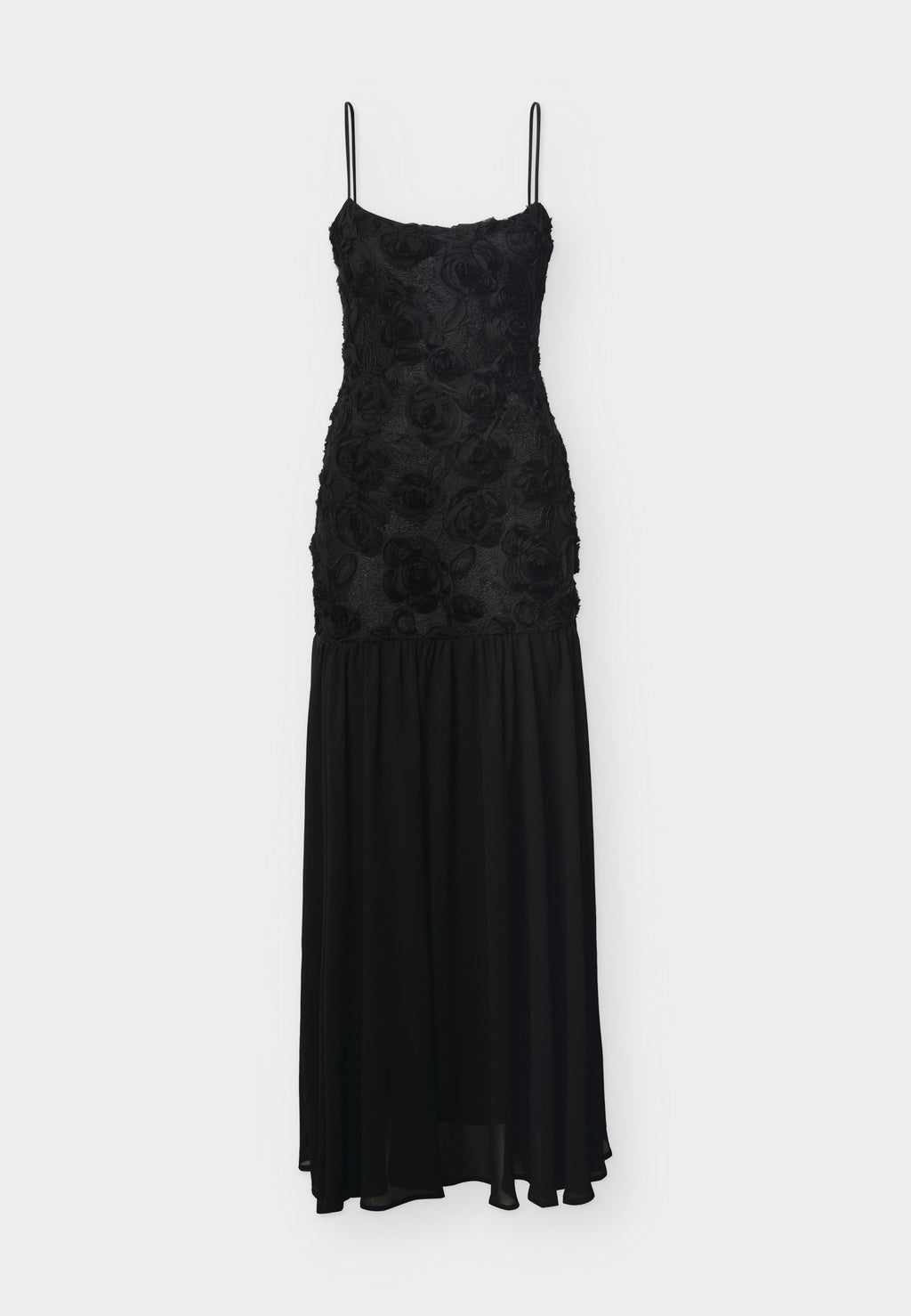 Gina Tricot EMBROIDERY DROPPED WAIST DRESS