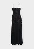 Gina Tricot EMBROIDERY DROPPED WAIST DRESS