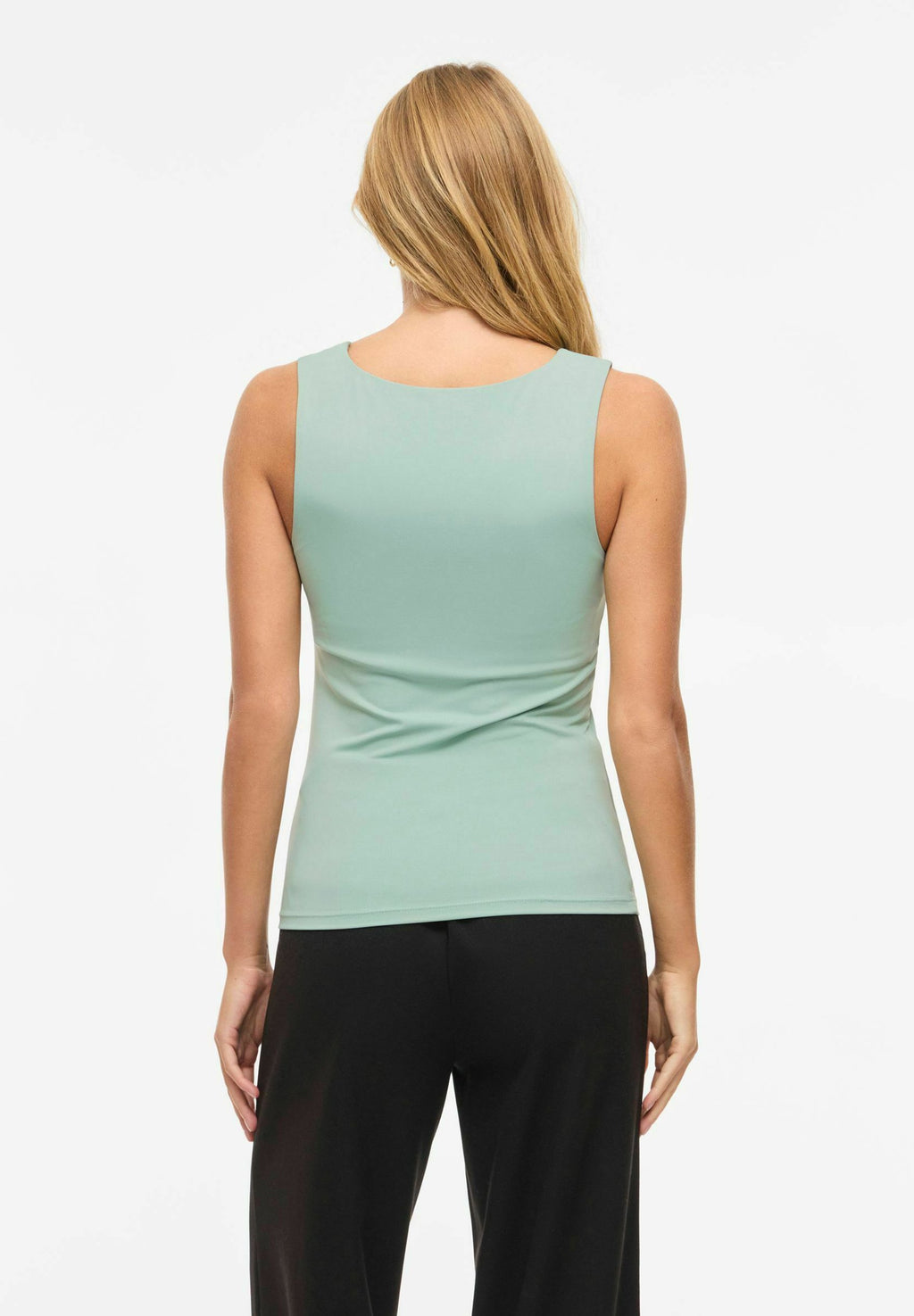 VILA VIKENZA U-NECK S/L TANK TOP REV - NOOS