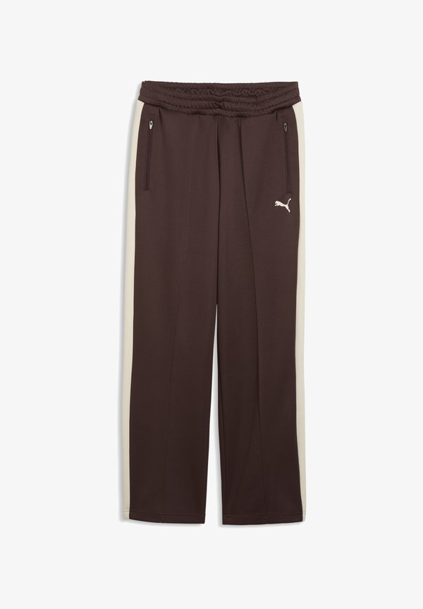 Puma ALWAYS ON RELAXED TRACK PANTS - Tracksuit bottoms - chocolate brown