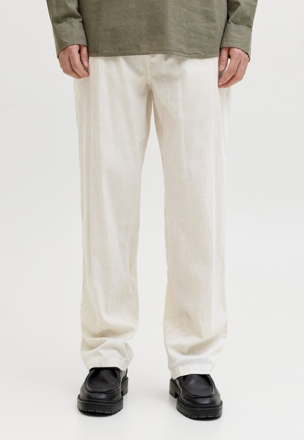 Jack & Jones Joggers Wide Leg Fit - Trousers - Beige