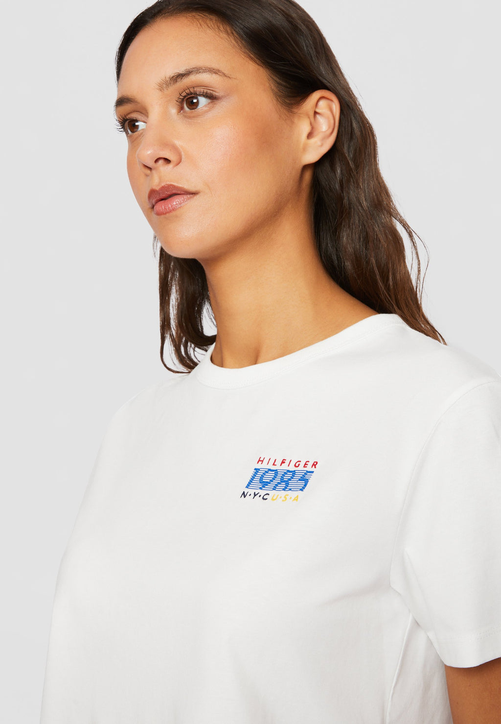 Tommy Hilfiger EXCLUSIVE HILFIGER TEAM CROPPED TEE