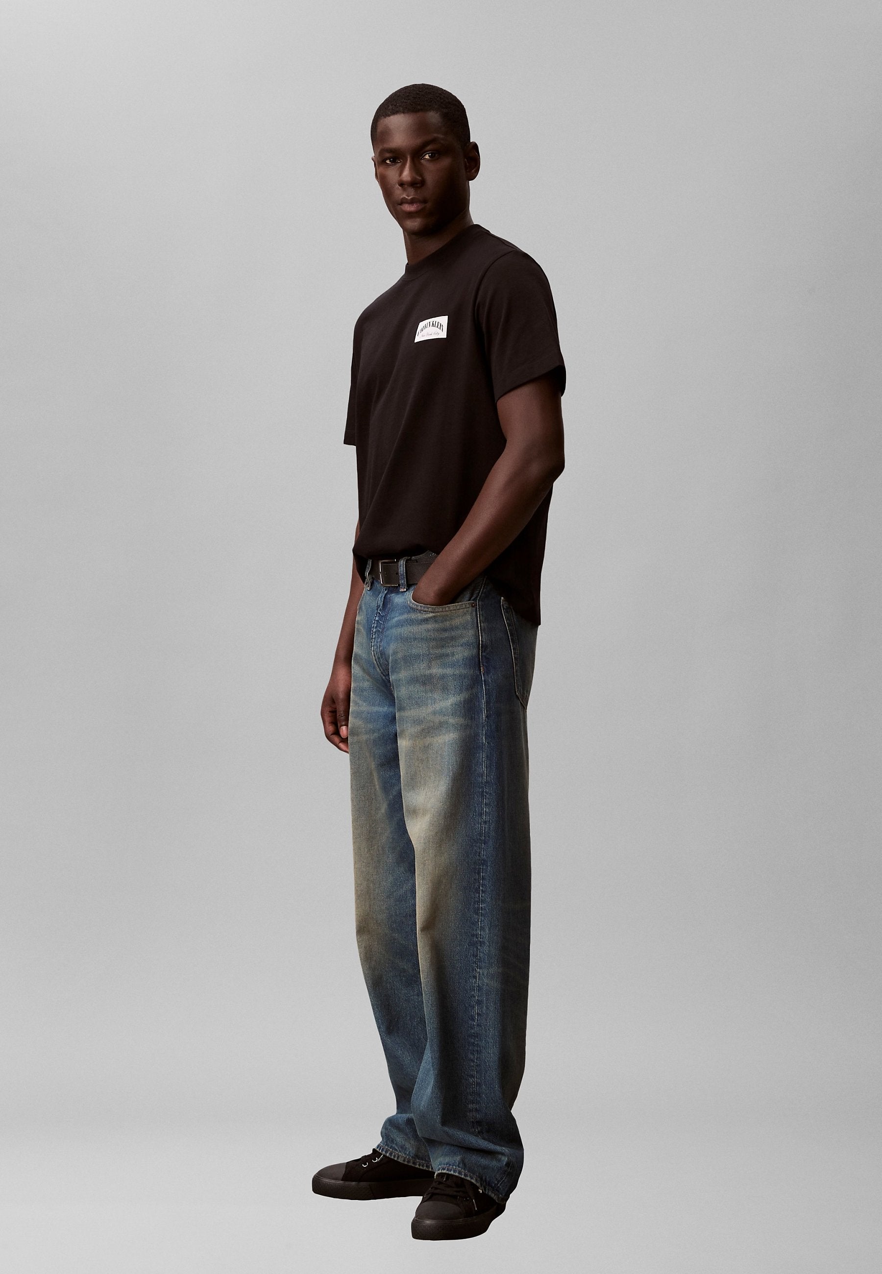 Calvin Klein Jeans  EASY COLLEGIATE BADGE TEE