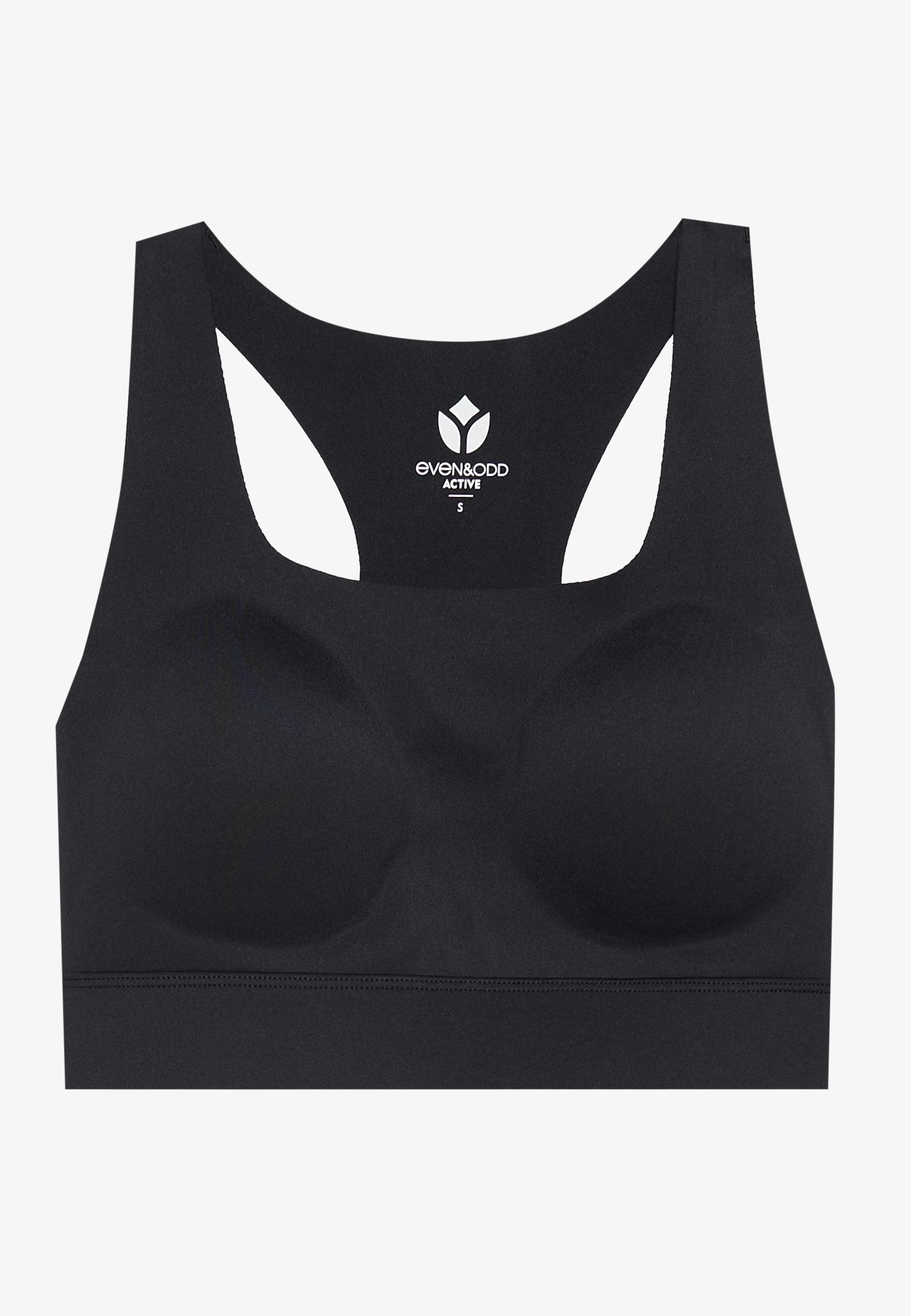 Even&Odd active MEDIUM SUPPORT SQUARE NECK SPORTS BRA WITH PADDING