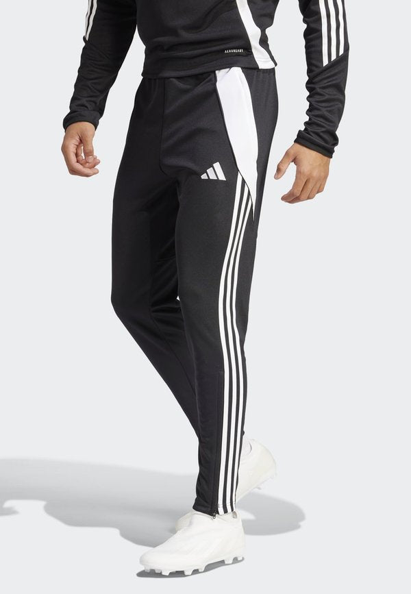 adidas Performance TIRO24 TRAINING PANT SLIM - Leggings - black white