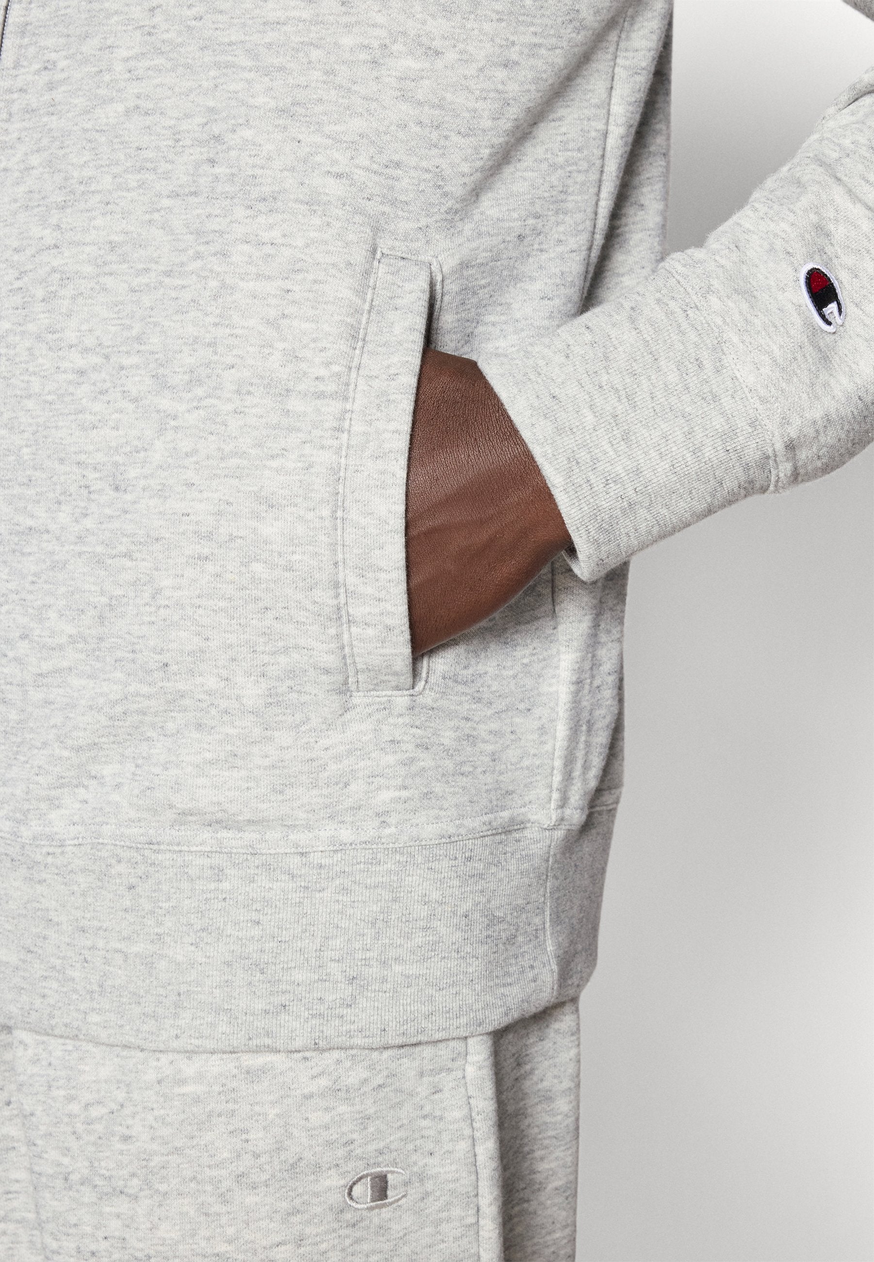 Champion ICONS CONTRAST FULL ZIP SWEATSHIRT