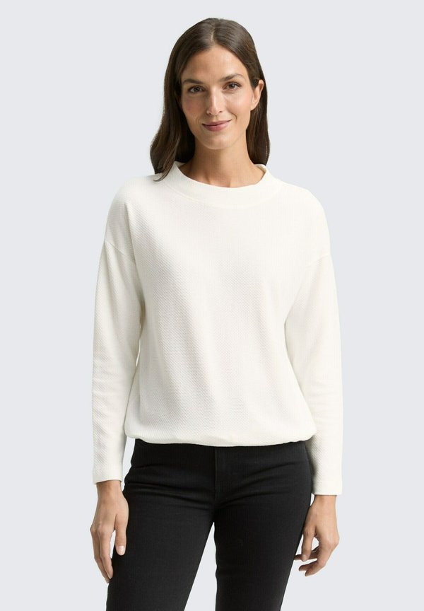 TOM TAILOR LOOSE FIT  - Sweatshirt - whisper white