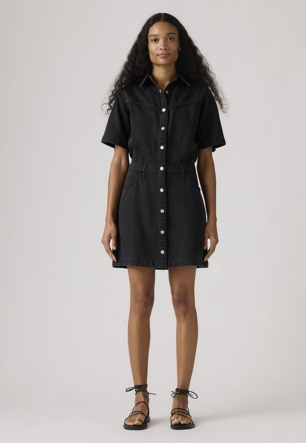 Levi's® LOGAN WESTERN DRESS - Denim dress - capturing moments