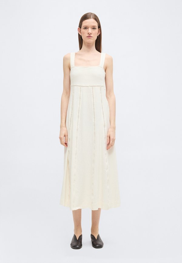 DKNY SEAMED TANK DRESS TIE BACK