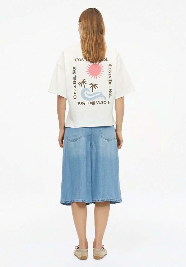 s.Oliver T-SHIRT - Print T-shirt - weiß