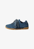 Calvin Klein LOW PROFILE RUN MG SUE DB LACES - Trainers - navy teal