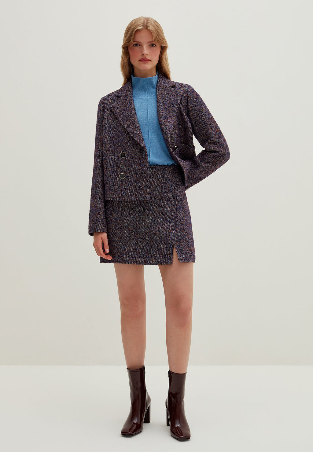 Stefanel BOUCLÉ TWEED MINISKIRT