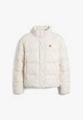 Calvin Klein Jeans CALVIN KLEIN JEANS SHORT HOODED PUFFER JACKET - Winter jacket - tofu