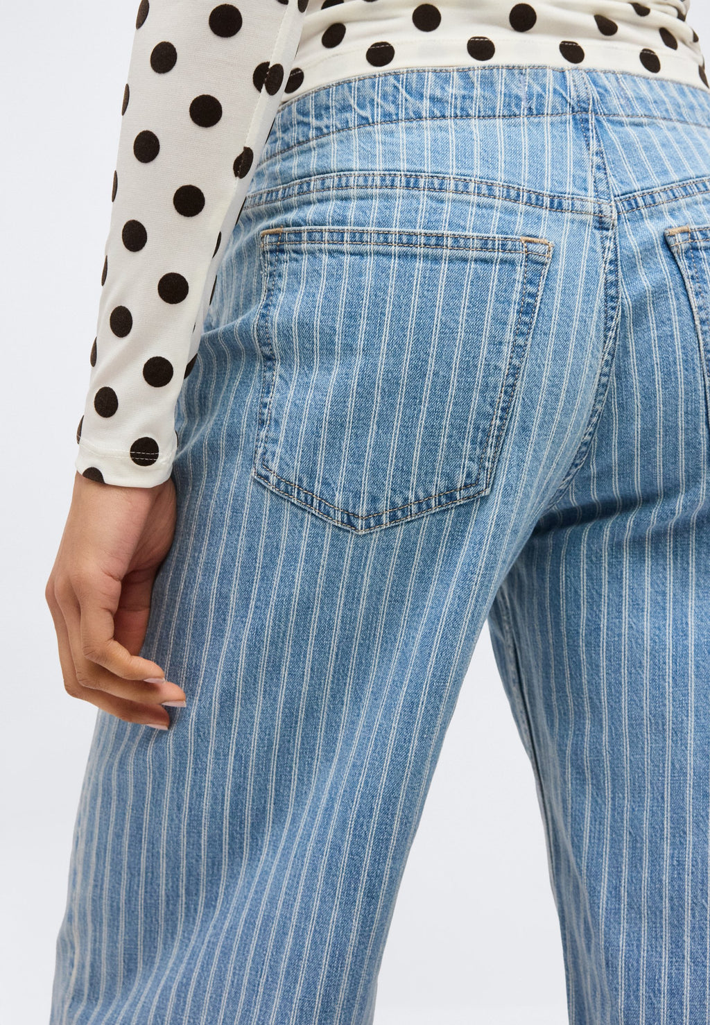 Abercrombie & Fitch LASER STRIPE LIGHTWEIGHT ULTRA LOOSE