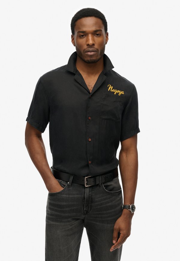 Superdry & Co MERCHANT SUIKA - Shirt - meteorite black