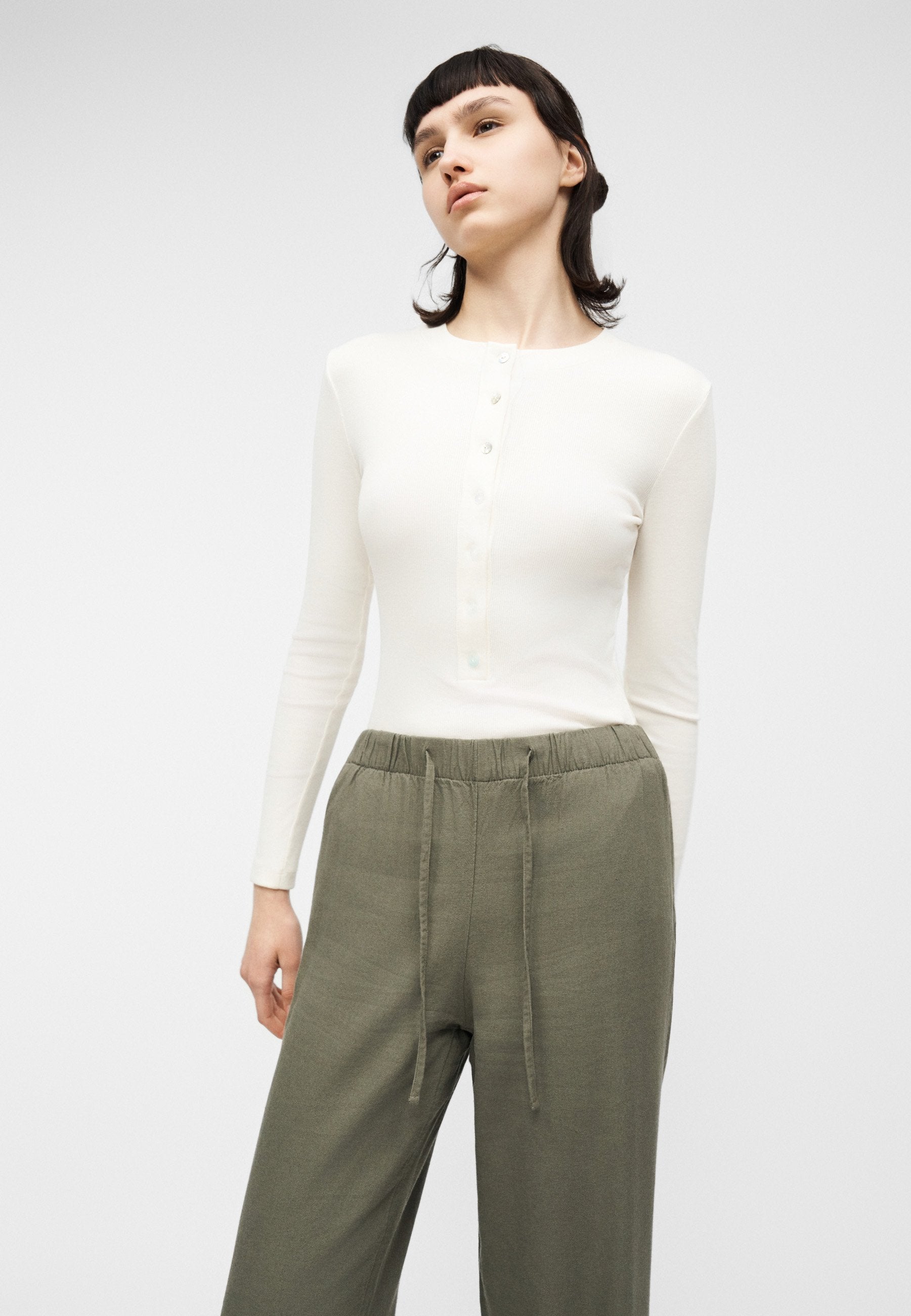 ONLGOA Straight Fit Linen Media 5