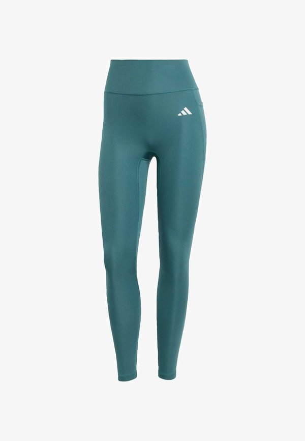 adidas Performance OPTIMÉ ESSENTIALS WORKOUT 7/8 LEGGINGS - Leggings - preloved teal