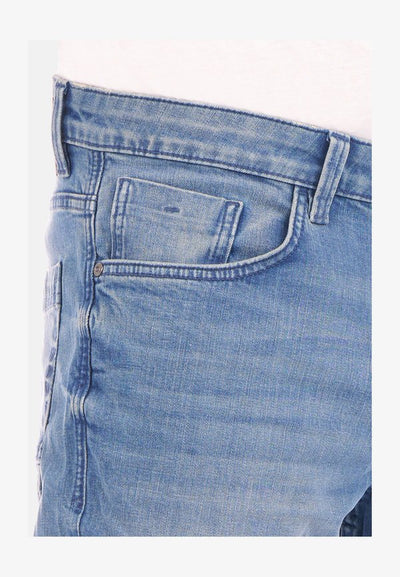 TOM TAILOR MARVIN - Straight leg jeans - light stone blue denim