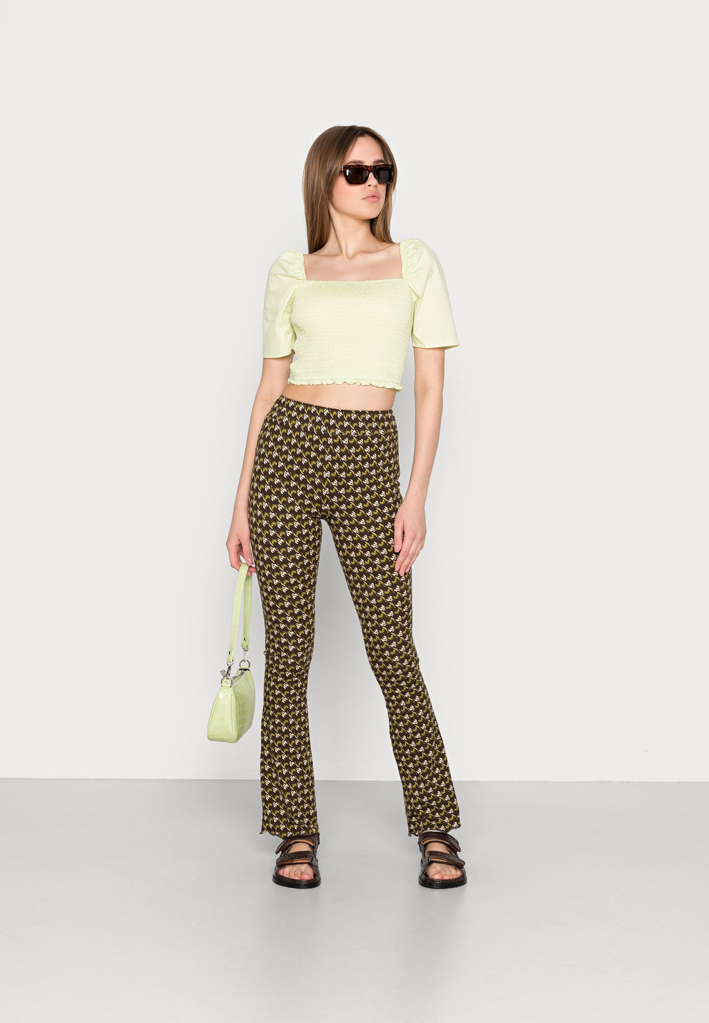 Glamorous PUFF SHORT SLEEVE CROP