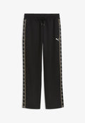 Puma ESSENTIALS ELEVATED TAPE RELAXED HOSE - Tracksuit bottoms - black
