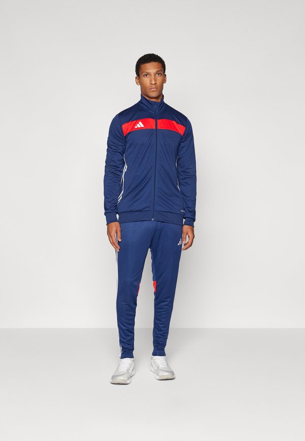 adidas Performance TIRO25 ESSENTIALS TRACKSUIT MEN - Tracksuit - team navy blue/red