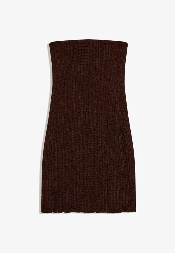 Bershka DRESS - Cocktail dress / Party dress - brown