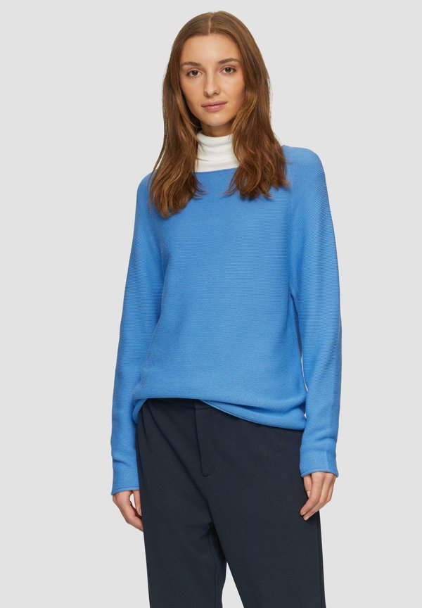 s.Oliver AUS MIT U-BOOT-AUSSCHNITT - Jumper - royalblau