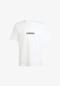 adidas Sportswear ESSENTIALS LINEAR SINGLE TEE - Print T-shirt - white   black