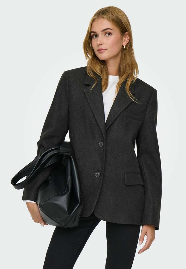 ONLY ONLMAIKA - Blazer - dark grey melange