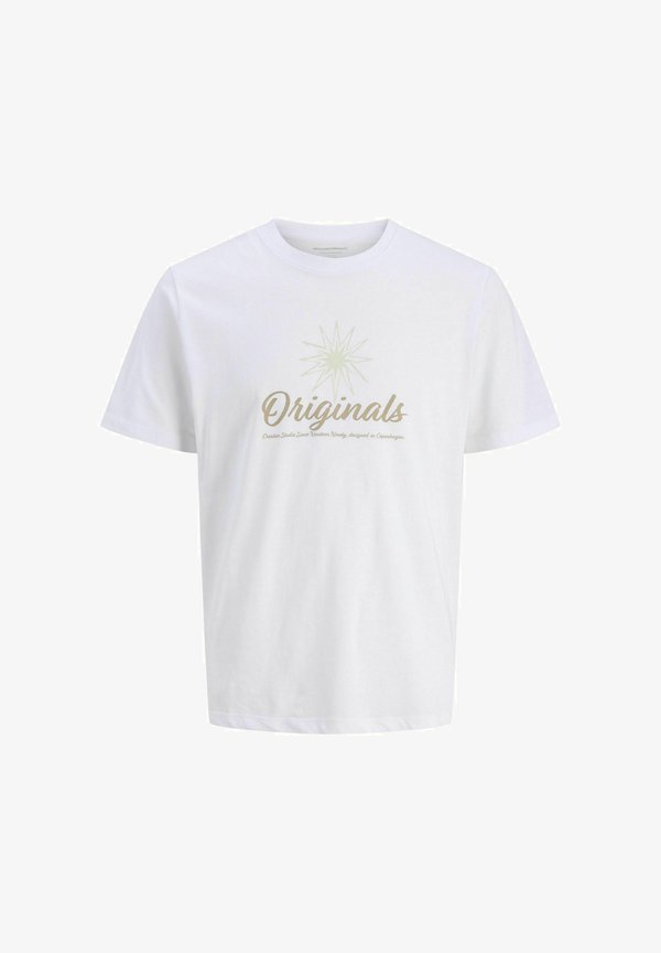 Jack & Jones Printed - Print T-shirt - bright white