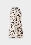 Abercrombie & Fitch TIE HALTER NECK SHORT DRESS