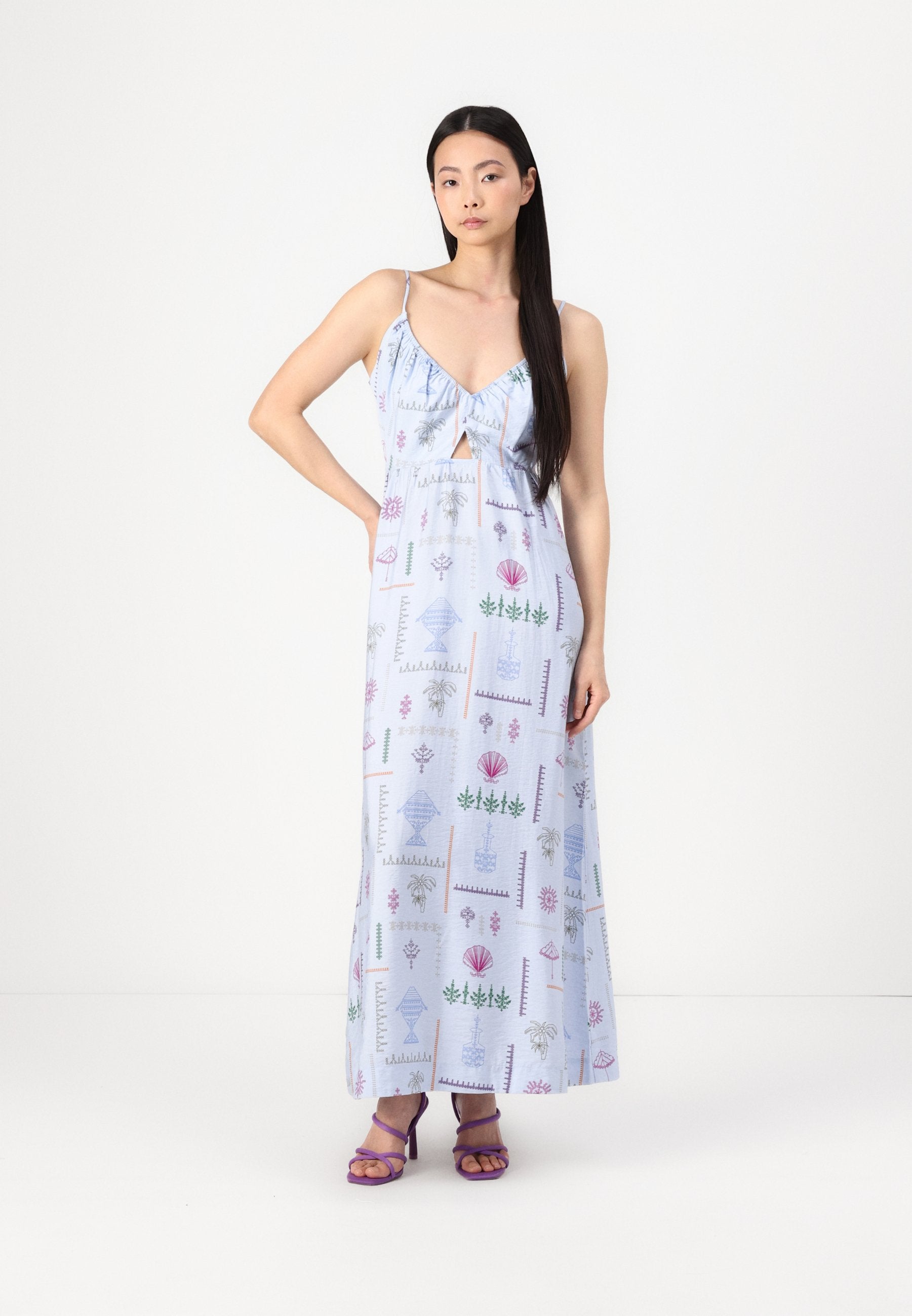 Object OBJHAILEY LONG DRESS