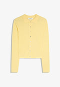 Bershka LIGHTWEIGHT JACKET – CARDIGAN - Cardigan - yellow