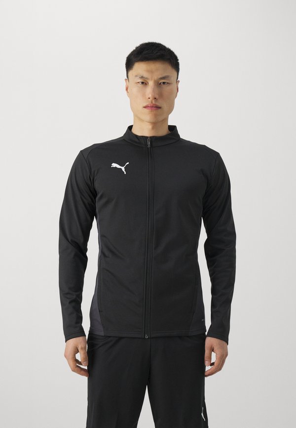 Puma TEAMGOAL - Training jacket - black/white/flat dark gray