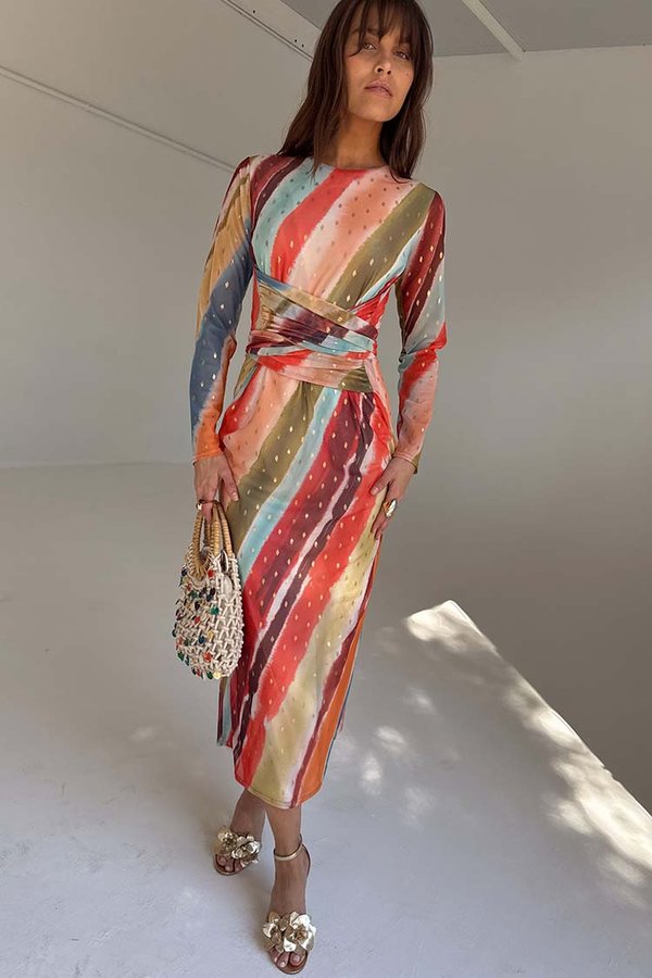 Never Fully Dressed SUNSET MIDI DRESS