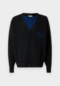 Calvin Klein Jeans LOGO UNISEX - Cardigan - black
